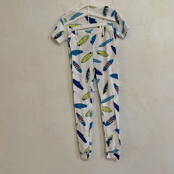 Carter’s Kid's 4 Piece 100%  Cotton Dinosaur and Shark Ocean Print  PJ’s  7 - Picture 3 of 7